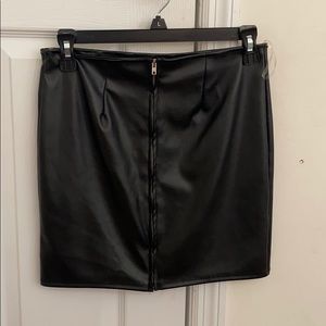Leather skirt